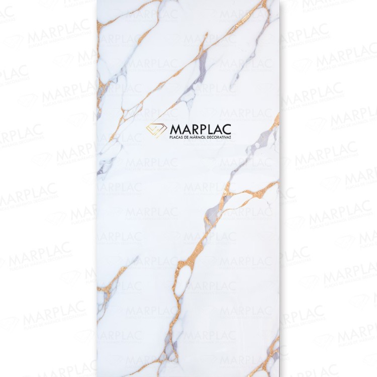 Revestimiento interior blanco con vetas doradas – Panel decorativo Revestimiento interior blanco con vetas doradas – Panel decorativo