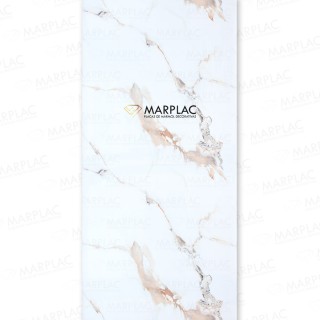 Panel decorativo imitación mármol veta marrón | Interior acogedor Panel decorativo imitación mármol veta marrón | Interior acogedor