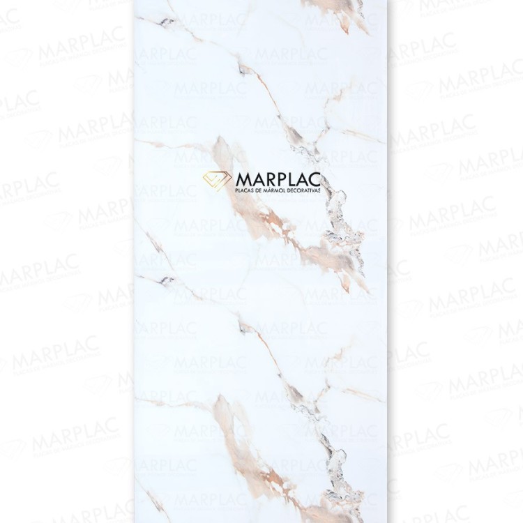 Panel decorativo imitación mármol veta marrón | Interior acogedor Panel decorativo imitación mármol veta marrón | Interior acogedor