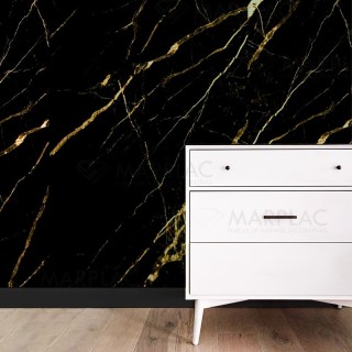 Panel negro con vetas doradas | Estilo lujoso y moderno Panel negro con vetas doradas | Estilo lujoso y moderno