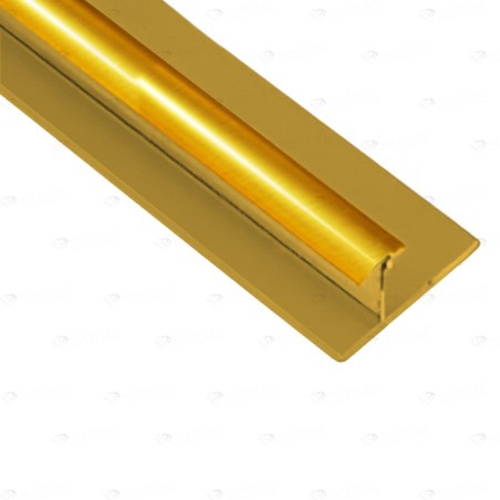 Perfil H para placas decorativas marmolizadas