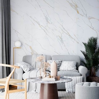 Decoración de paredes modernas con estilo | Aura Silver brillante