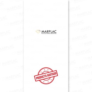 Placa decorativa efecto mármol blanco