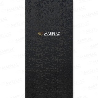 Revestimiento de pared con placas decorativas prisma negro en relieve