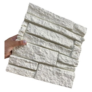 Revestimiento de piedra pu para decorar paredes con acabado realista
