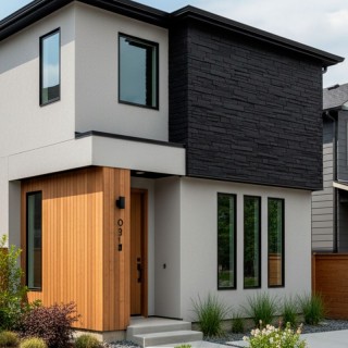 Revestimiento de piedra pu para crear paredes con efecto natural y mod