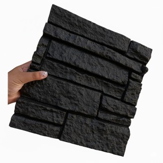 Revestimiento de piedra pu para crear paredes con efecto natural y mod