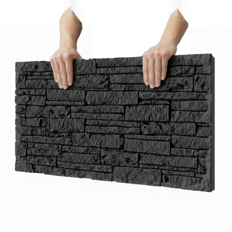 Revestimiento de piedra pu para crear paredes con efecto natural y mod