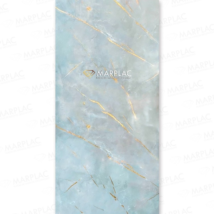 Revestimiento gris con destellos de oro holográfico para decorar