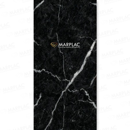 Revestimiento mármol negro para renovar paredes con estilo elegante