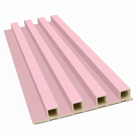 Palillería pvc rosa brillo que ilumina tus paredes con un estilo único