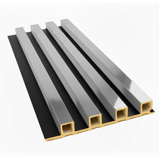 Palillería cromo plata con acabado metálico para decoración interior