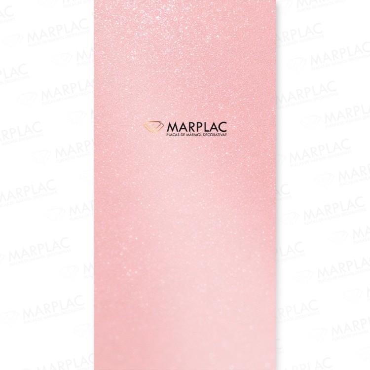 Revestimiento rosa brillante con efecto metalizado para pared