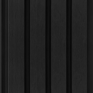 Revestimiento negro exterior para paredes modernas y elegantes