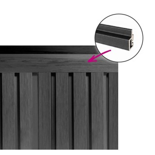 Perfil de terminación para palillería exterior acabado perfecto