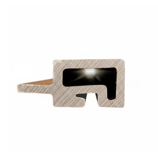 Perfil de terminación para palillería exterior acabado perfecto