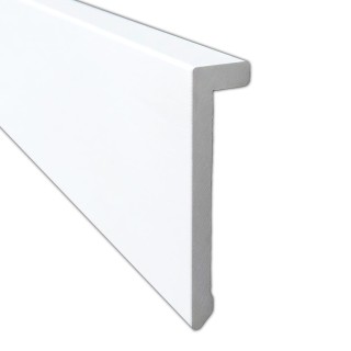 Cubre rodapié blanco para tapar rodapiés sin obra
