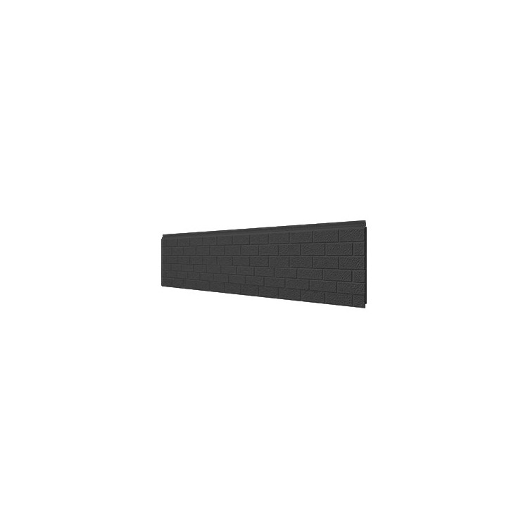 Panel tipo ladrillo gris para pared exterior