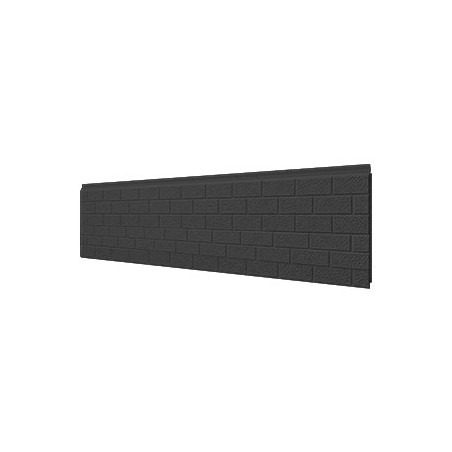 Panel tipo ladrillo gris para pared exterior