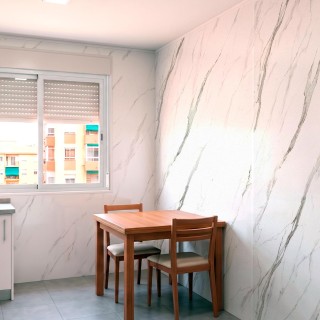 Placa mate blanco porcelana para decoración natural