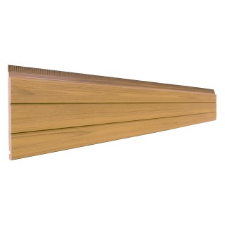 Panel efecto madera para fachadas en exterior
