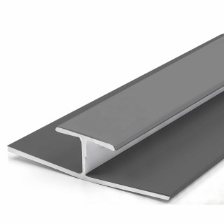 Perfil H de unión para paneles metal siding