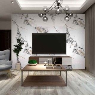 Placa decorativa efecto mármol blanco Placa decorativa efecto mármol blanco