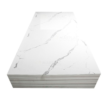 Paneles decorativos para baños y cocinas blanco.