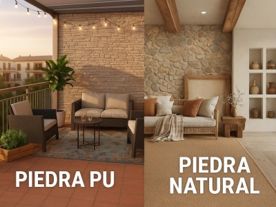 DIFERENCIA ENTRE LA PIEDRA PU Y LA PIEDRA NATURAL